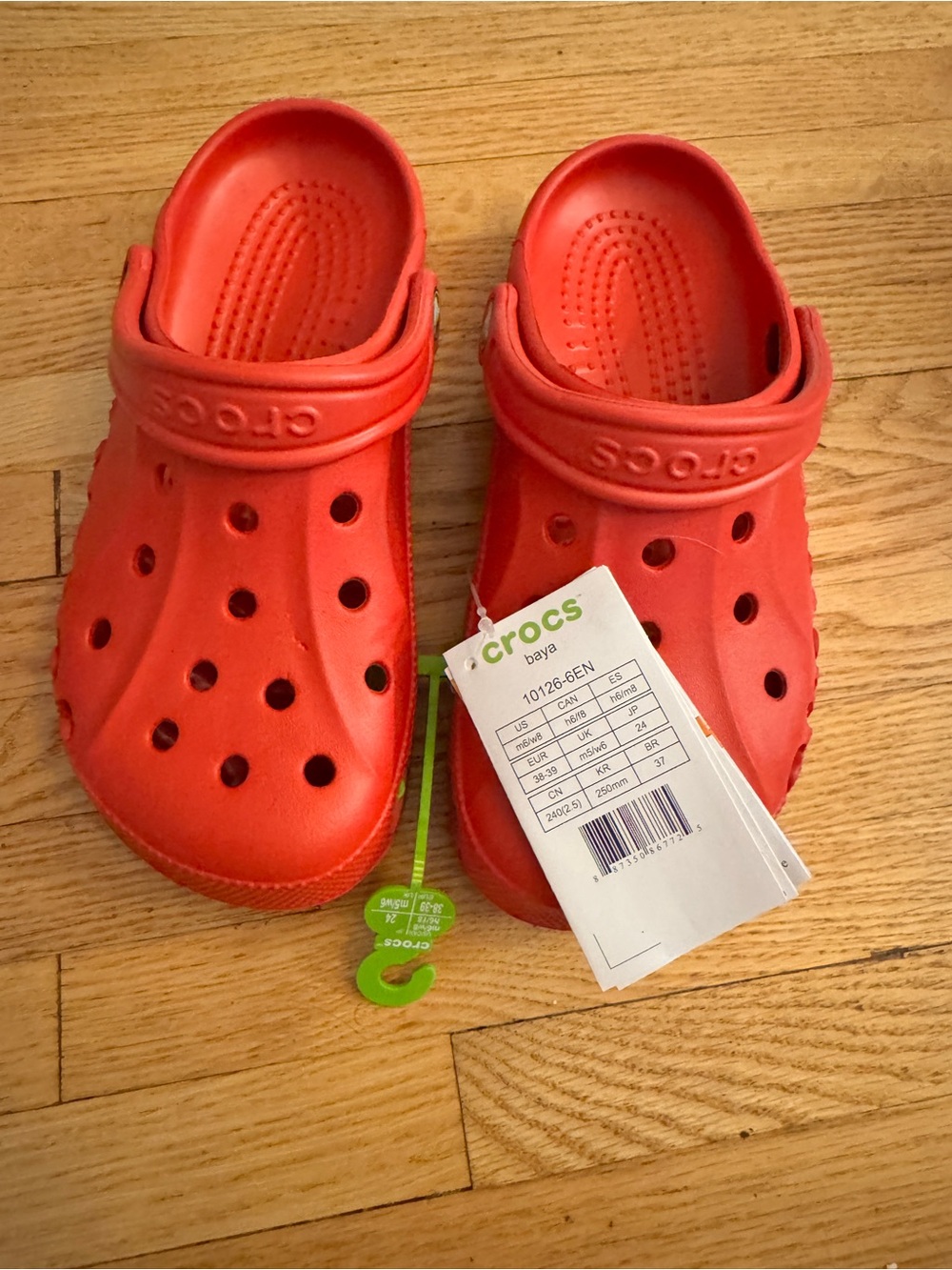 CROCS Kids Classic Clog Baja Red